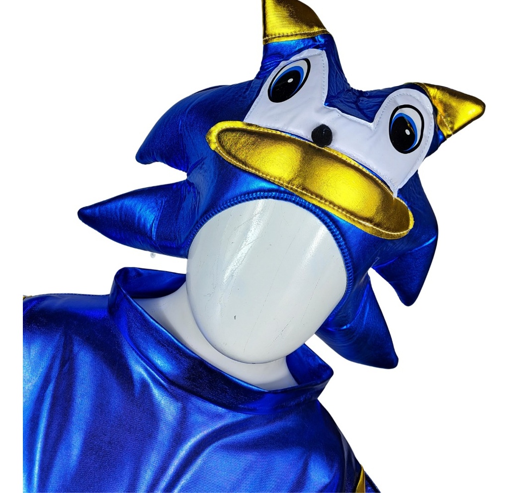 Disfraz De Sonic Con Accesorios Para Niño