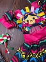 Vestido Mexicano Tipico Fiestas Patrias Colorido Para Niña