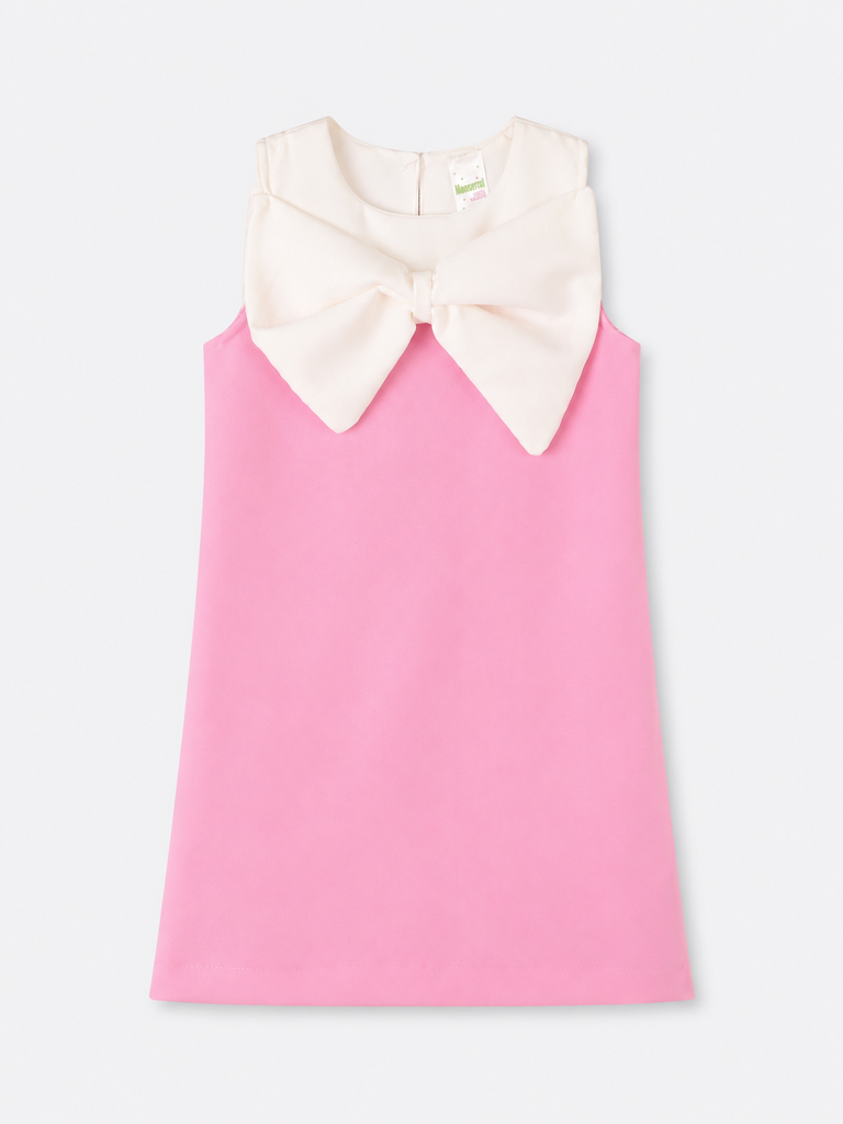 VESTIDO RECTO C/MOÑO
