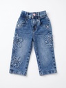 PANTALON FLORES BORDADAS