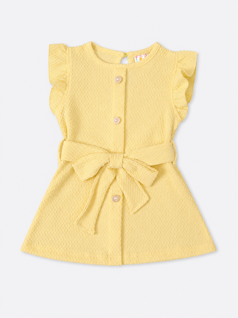 VESTIDO BEBE CON AMARRE 