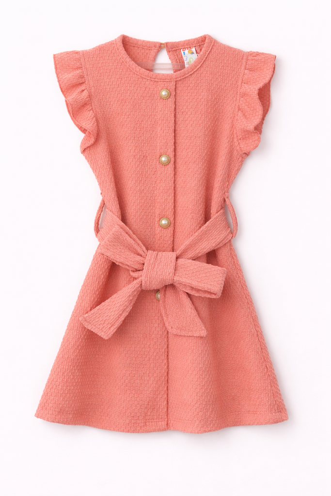 VESTIDO BEBE CON AMARRE 