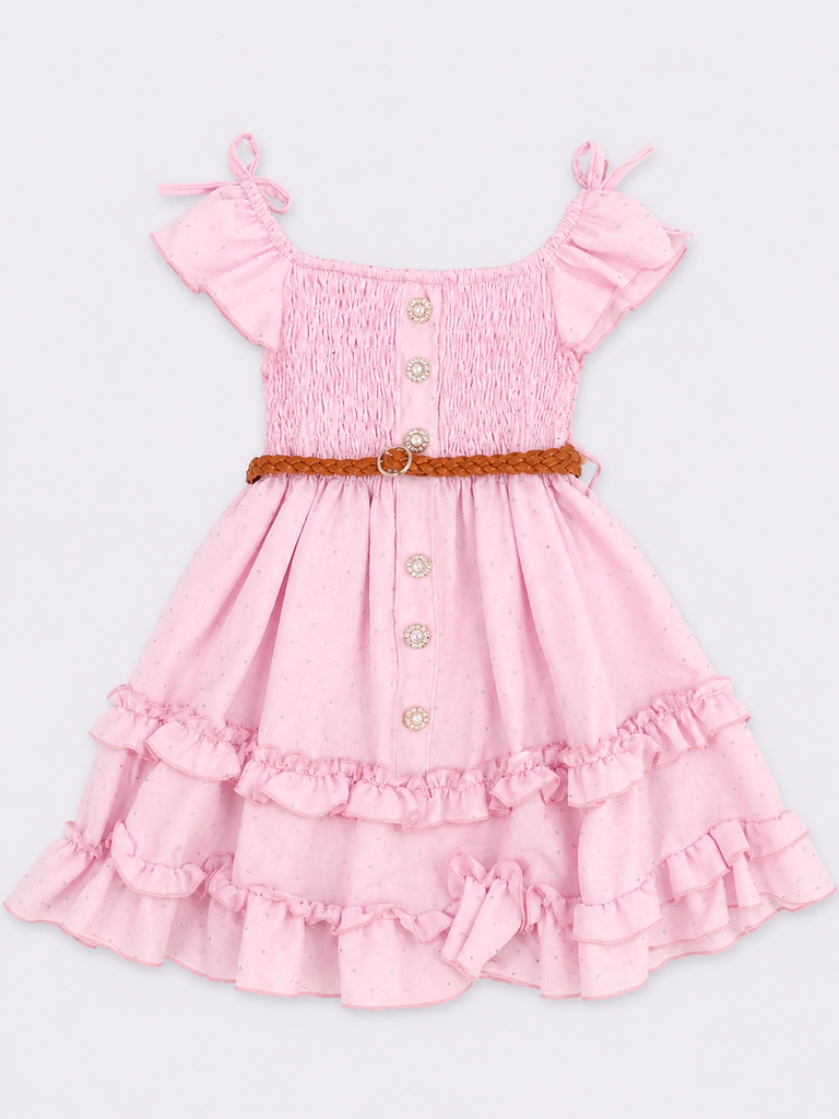 VESTIDO PIEDRAS CON BOTONES 