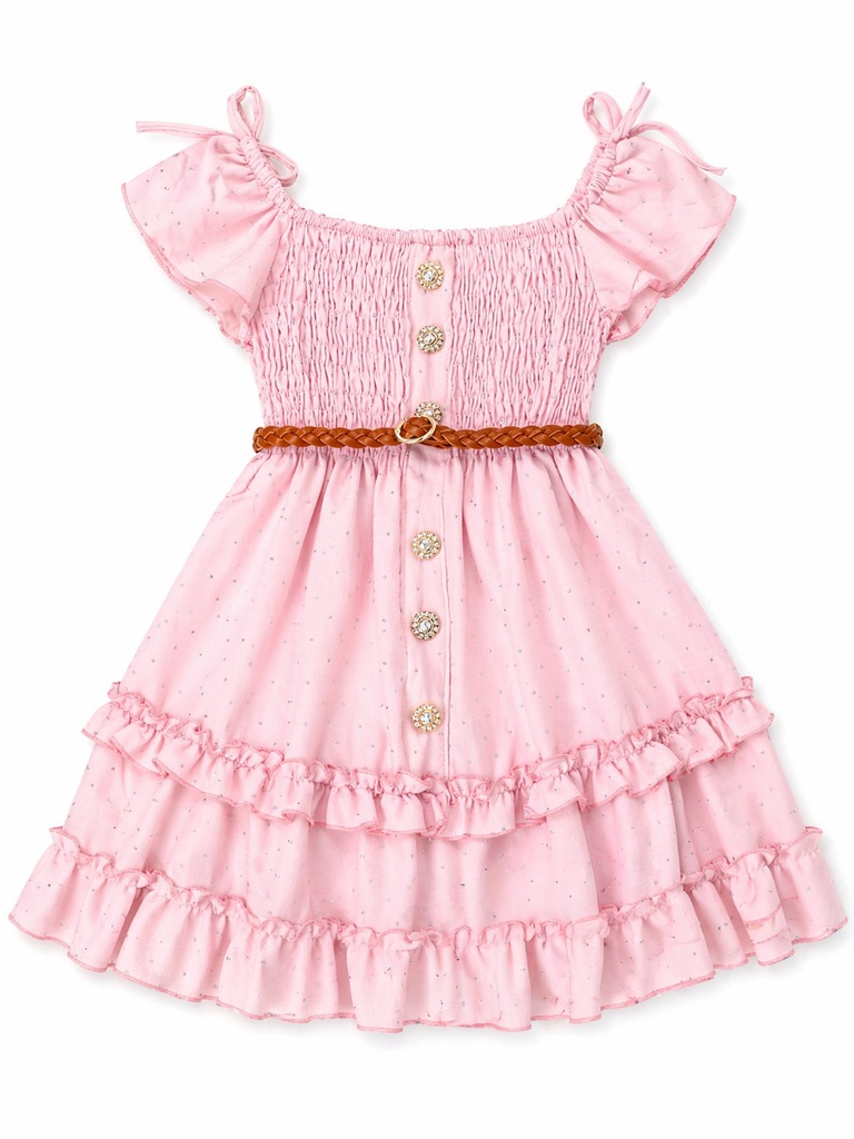 VESTIDO PIEDRAS CON BOTONES 
