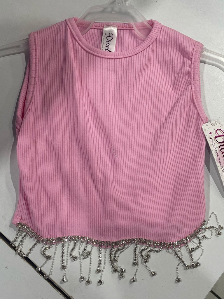 BLUSA CASCADA PIEDRAS