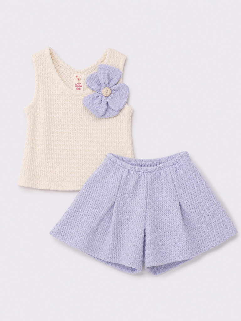 CONJUNTO CON FLOR