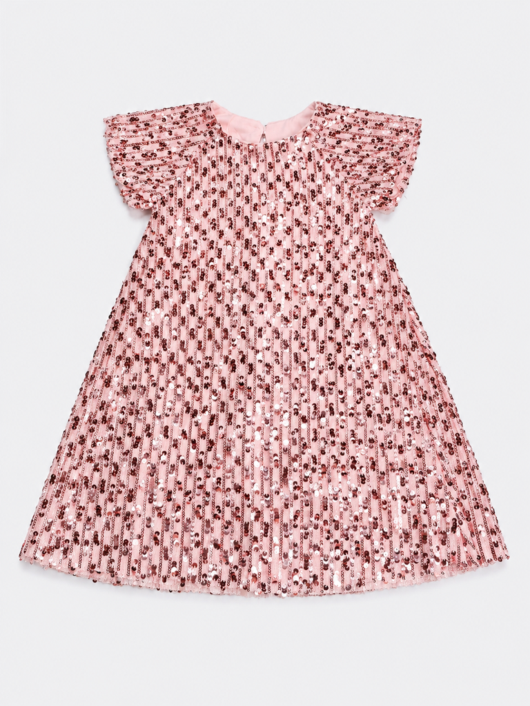 VESTIDO LENTEJUELA DETALLADO