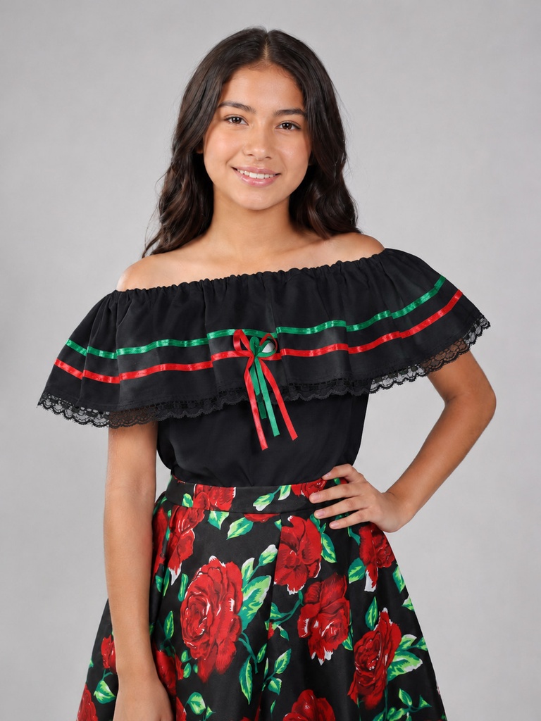 BLUSA CAMPESINA TRI JUVENIL