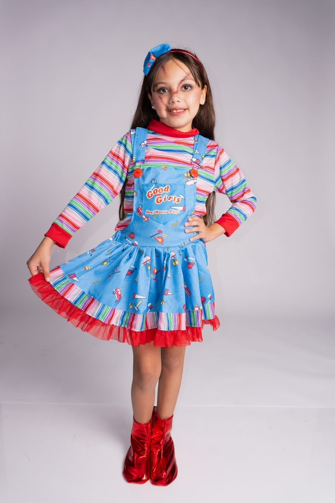 DISFRAZ CHUCKY NIÑA 