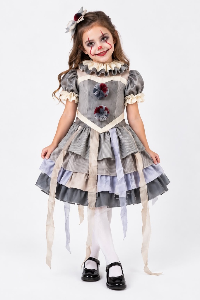 DISFRAZ ESO NIÑA PLATA