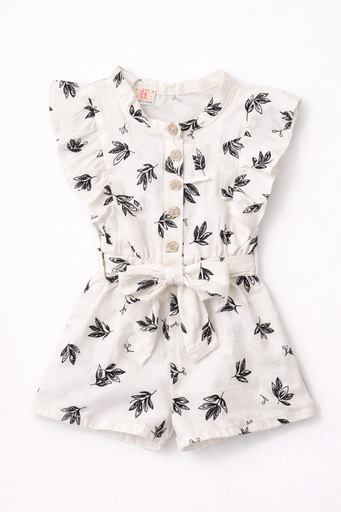 VESTIDO CON HOJAS
