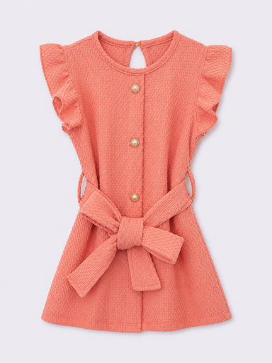 VESTIDO BEBE CON AMARRE 