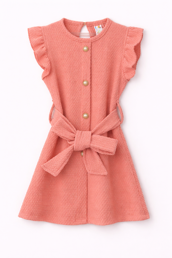 VESTIDO BEBE CON AMARRE 