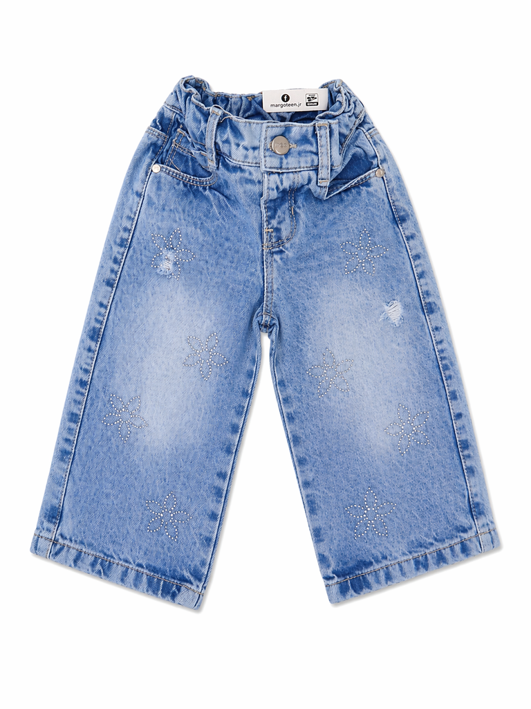 PANTALON FLORES BEBE